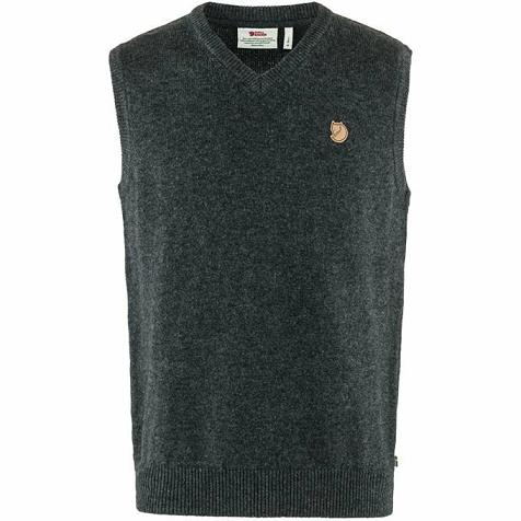 Fjallraven Men Övik Vest Grey PH282097 Philippines